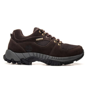 Bota Adventure Em Couro Work Café Nobuck