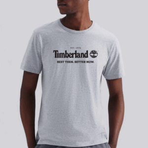 CAMISETA ALGODÃO REGULAR TIMBER 1000 ESTABLE. CINZA