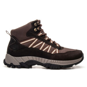 BOTA ADVENTURE EM COURO HEAT CAFÉ NOBUCK