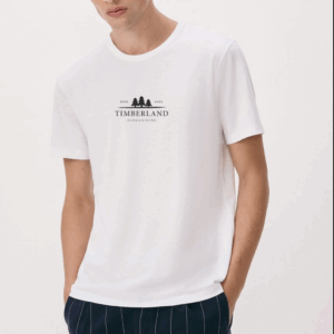 CAMISETA ALGODÃO REGULAR TIMBER 5000 THREE 3 BRANCO