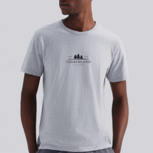 CAMISETA ALGODÃO REGULAR TIMBER 5000 THREE 3 CINZA