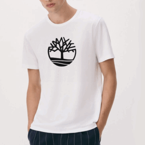 CAMISETA ALGODÃO REGULAR TIMBER 6000 REDONDO BRANCO