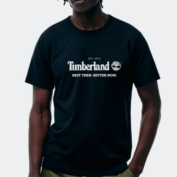 CAMISETA PRETA LOGO ESTABLISHED